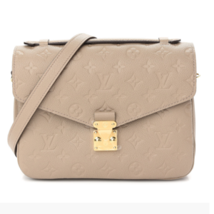 Replica Louis Vuitton Pochette Metis Monogram Empreinte Cream M44738