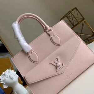 Replica Louis Vuitton White Lockme Tote PM Bag M55818 BLV779 2