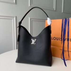 Replica Replica Louis Vuitton Beige Lockme Hobo Shoulder Bag M44330 BLV739 BLV740 2