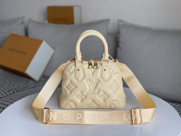 Replica Louis Vuitton Alma BB Bag Banana Yellow LV M59821 4