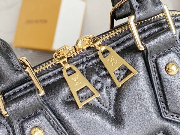 Replica Louis Vuitton Alma BB Bag Black LV M59793 9