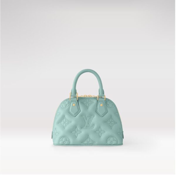 Replica Louis Vuitton Alma BB Bag Vert d'Eau Green LV M20855 3