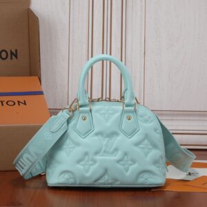 Replica Louis Vuitton Alma BB Bag Vert d'Eau Green LV M20855 2