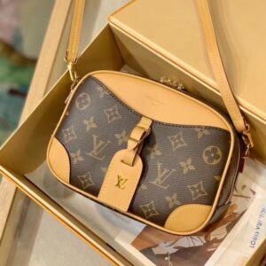 Replica Louis Vuitton Deauville Mini Bag Monogram Canvas M45528 BLV330 2