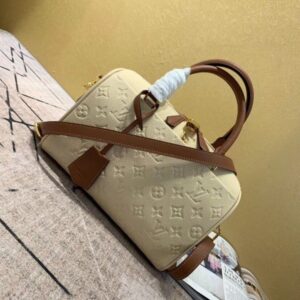 Replica Louis Vuitton Speedy Bandouliere 25 Monogram Empreinte M44736 BLV566 2