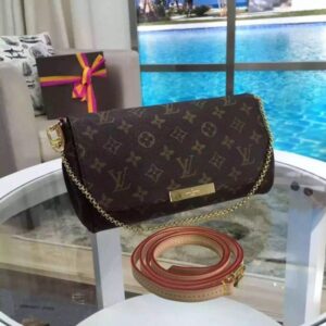 Replica Louis Vuitton Favorite MM Bag Monogram Canvas M40718 BLV383 2