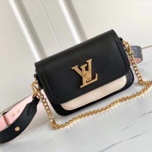 Replica Louis Vuitton Black Lockme Tender Bag M58557 BLV711 2