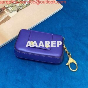 Replica Fendi 7AR844 Nano Baguette Charm Purple Nappa Leather