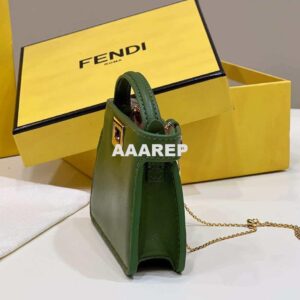 Replica Fendi 7AR993 FENDI PICO PEEKABOO Charm 8385 Green 2