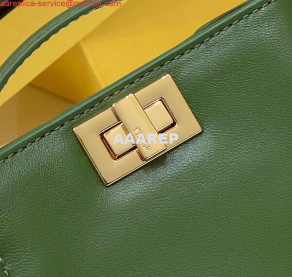 Replica Fendi 7AR993 FENDI PICO PEEKABOO Charm 8385 Green 6