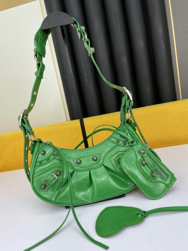 Replica Balenciaga 700940210 Women's Neo Cagole Xs Handbag In Green 3