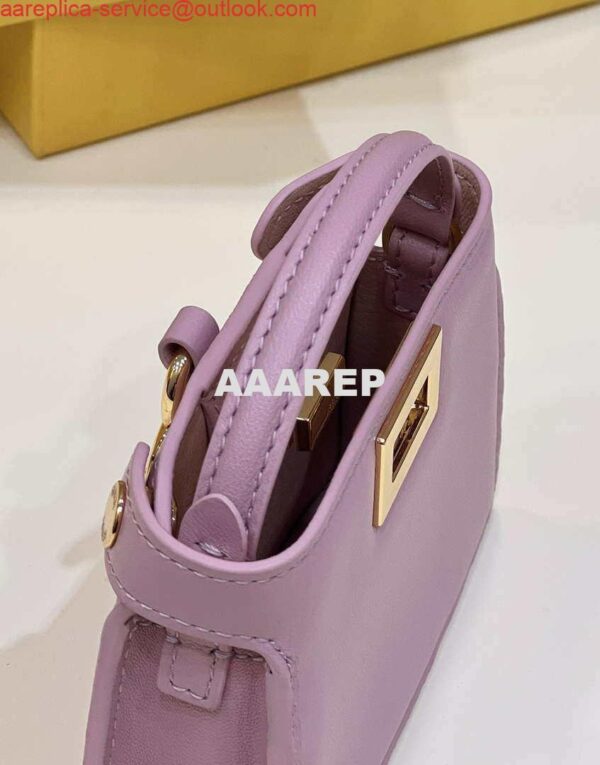 Replica Fendi 7AR993 FENDI PICO PEEKABOO Charm 8385 Purple 6