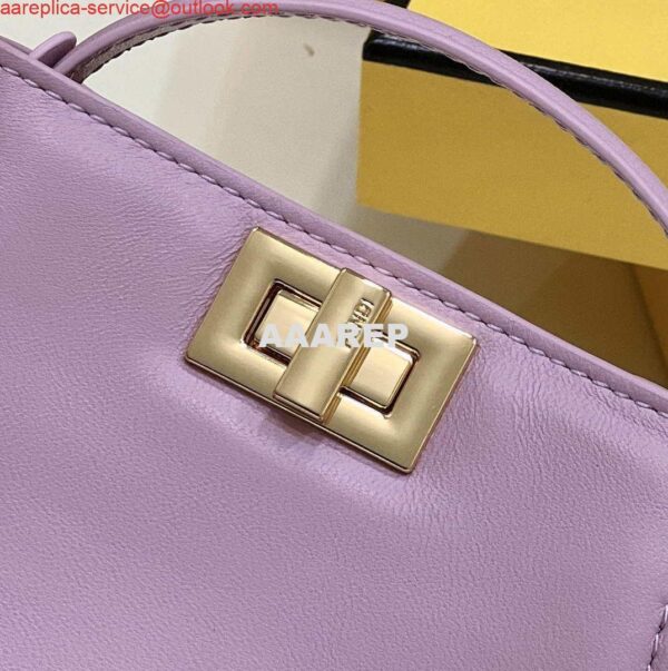 Replica Fendi 7AR993 FENDI PICO PEEKABOO Charm 8385 Purple 7