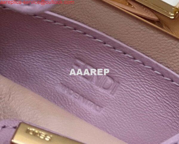 Replica Fendi 7AR993 FENDI PICO PEEKABOO Charm 8385 Purple 8