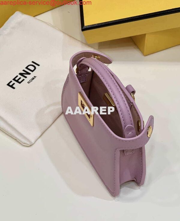 Replica Fendi 7AR993 FENDI PICO PEEKABOO Charm 8385 Purple 9