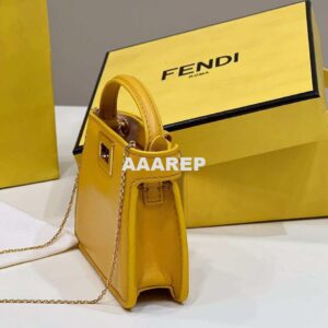 Replica Fendi 7AR993 FENDI PICO PEEKABOO Charm 8385 Yellow 2