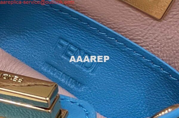 Replica Fendi 7AR993 FENDI PICO PEEKABOO Charm Blue 8385 6