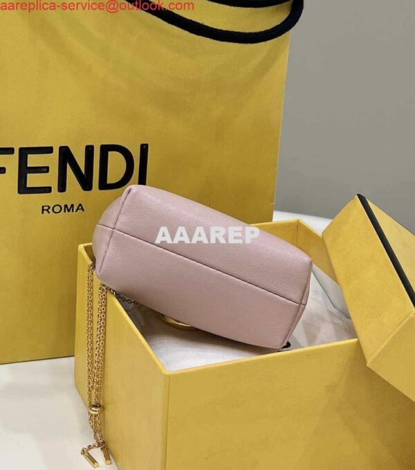 Replica Fendi 7AS051 Nano Fendi First Charm Charm in pink nappa leather 7