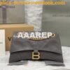 Replica Balenciaga Crush Small Chain Bag In Dark Grey Crushed Calfskin