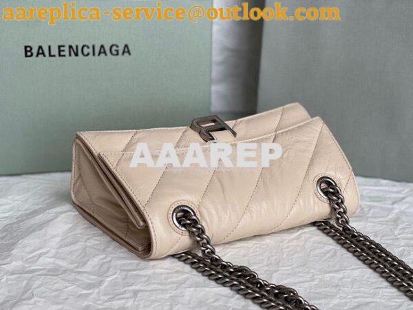 Replica Balenciaga Crush Small Chain Bag In Quilted Sand Crushed Calfs 8