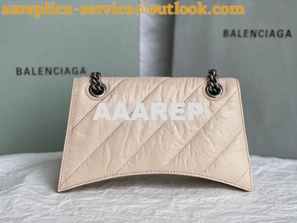 Replica Balenciaga Crush Small Chain Bag In Quilted Sand Crushed Calfs 16