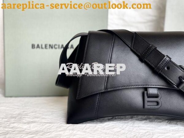 Replica Balenciaga Downtown Medium Shoulder Bag In Black 671354 7