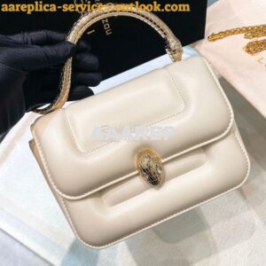 Replica Mary Katrantzou X Bvlgari Top Handle (Limited) 291070 Ivory 2