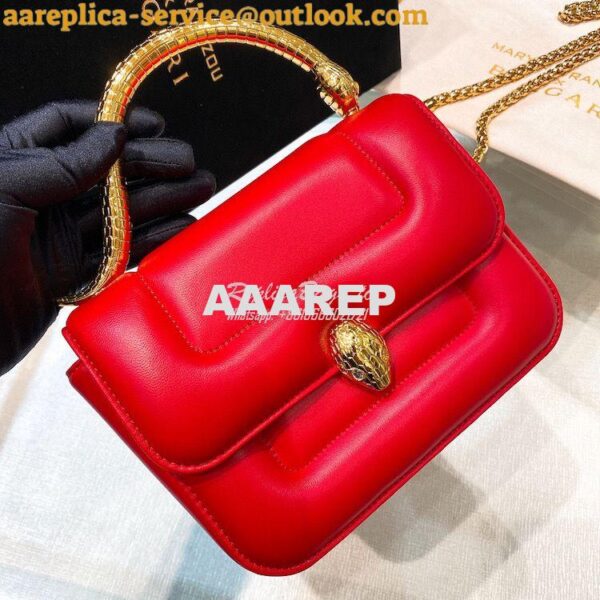 Replica Mary Katrantzou X Bvlgari Top Handle (Limited) 291070 Red 2