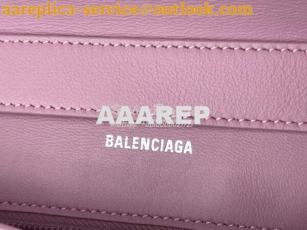 Replica Balenciaga Downtown XS Shoulder Bag in Smooth Calfskin Pink 67 11