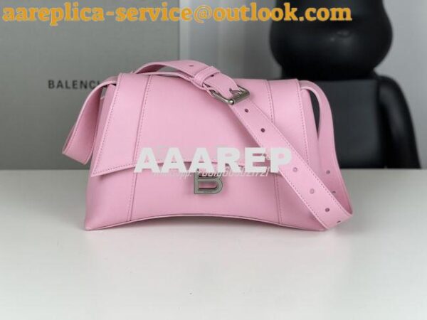 Replica Balenciaga Downtown XS Shoulder Bag in Smooth Calfskin Pink 67 16