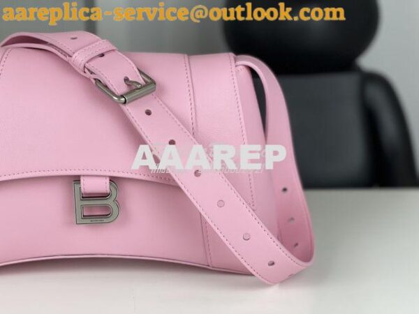 Replica Balenciaga Downtown XS Shoulder Bag in Smooth Calfskin Pink 67 18