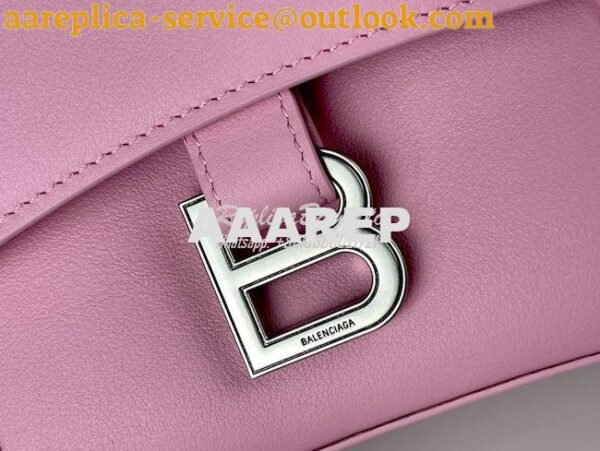 Replica Balenciaga Downtown XS Shoulder Bag in Smooth Calfskin Pink 67 25