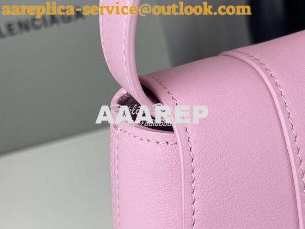 Replica Balenciaga Downtown XS Shoulder Bag in Smooth Calfskin Pink 67 26