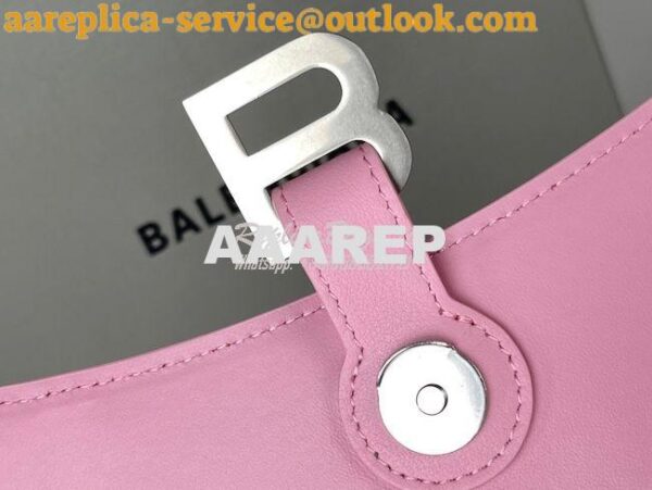 Replica Balenciaga Downtown XS Shoulder Bag in Smooth Calfskin Pink 67 27