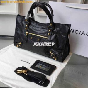 Replica Balenciaga Giant Gold City Black