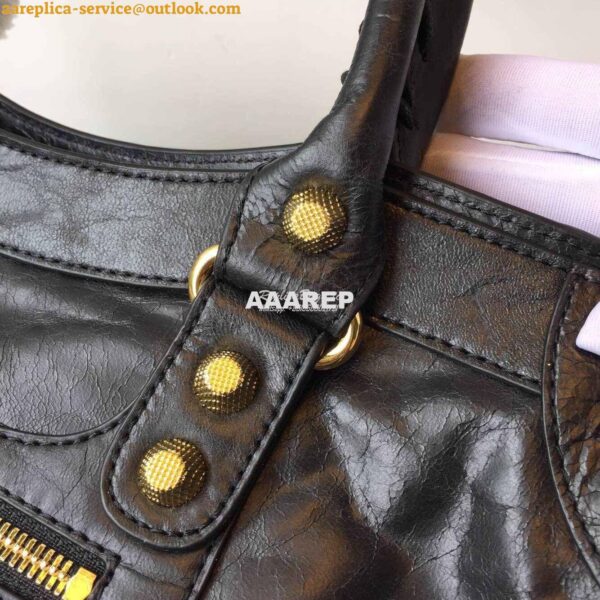 Replica Balenciaga Giant Gold City Black 10