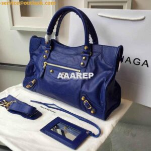 Replica Balenciaga Giant Gold City Blue