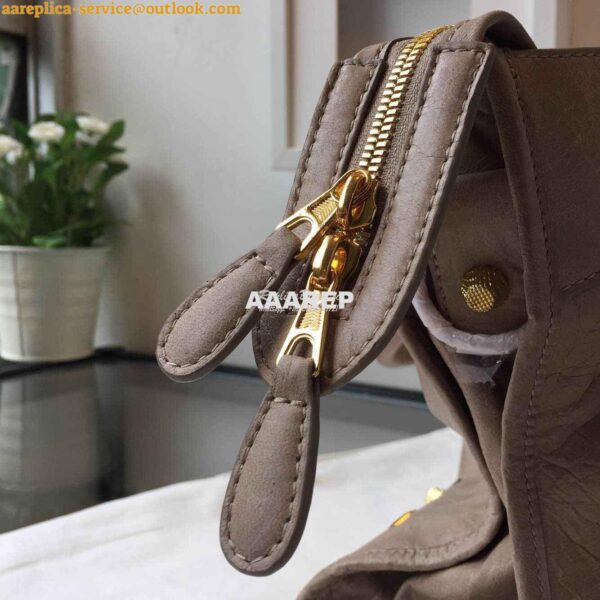 Replica Balenciaga Giant Gold City Brown 6