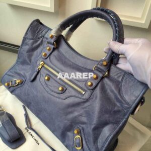 Replica Balenciaga Giant Gold City Dark Blue 2