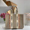 Replica Chloe 382E6690U Large Woody Tote Bag Red 2