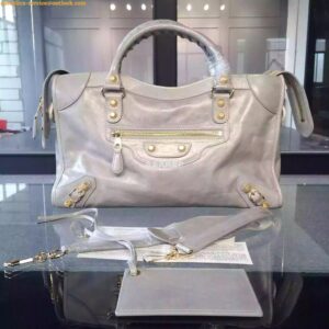 Replica Balenciaga Giant Gold City Pale Grey