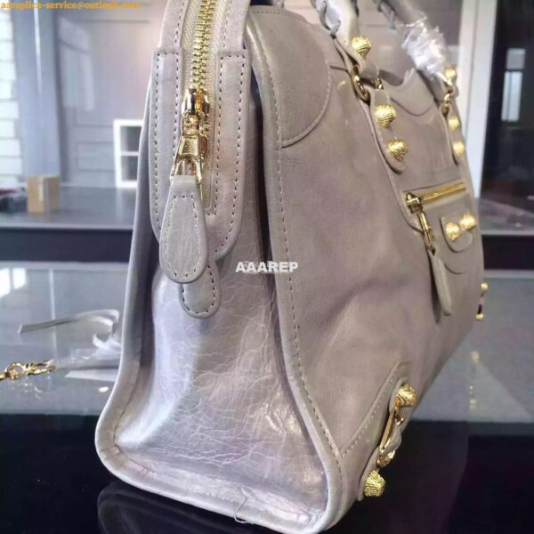 Replica Balenciaga Giant Gold City Pale Grey 8