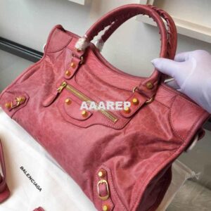 Replica Balenciaga Giant Gold City Red 2