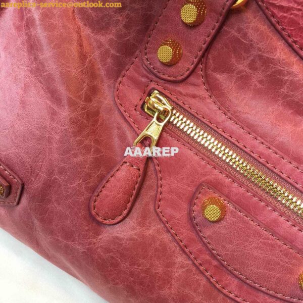 Replica Balenciaga Giant Gold City Red 6