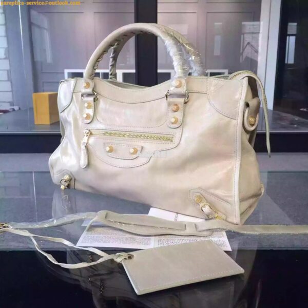 Replica Balenciaga Giant Gold City White 4