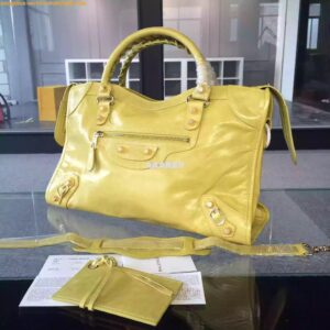 Replica Balenciaga Giant Gold City Yellow 2