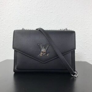 Replica Louis Vuitton Black Mylockme BB Bag M51418 BLV752 2