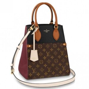 Replica Louis Vuitton Fold Tote MM Monogram Calfskin M45409 BLV351