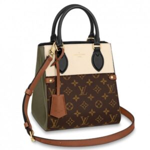 Replica Louis Vuitton Fold Tote PM Monogram Calfskin M45388 BLV350