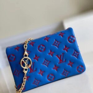 Replica Louis Vuitton Blue Coussin Pochette Bag M80743 BLV708 2